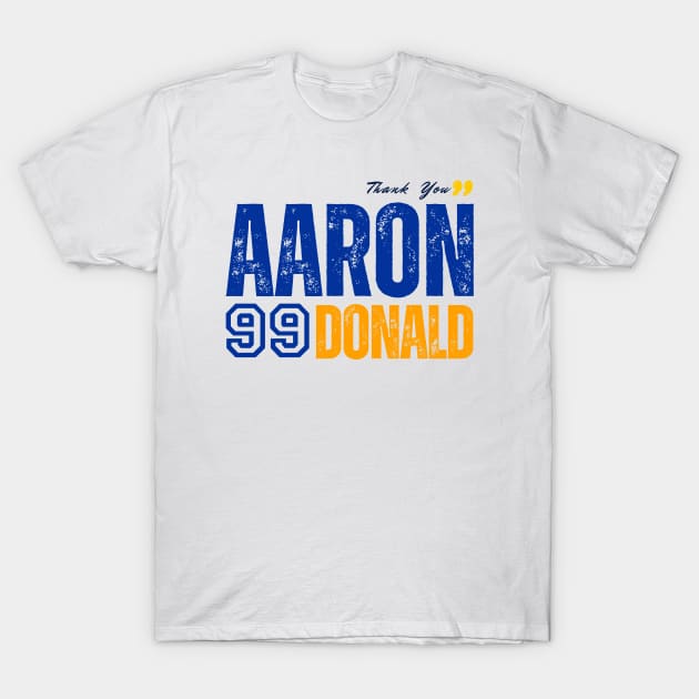 THANK YOU AARON 99 DONALD T-Shirt by Lolane